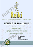 Muestra de Diploma de Reiki